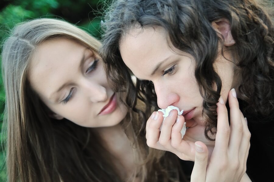 Teen comforting her crying friend