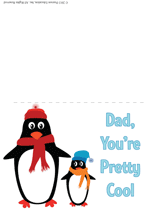 "Pretty Cool" Father's Day Card