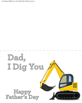 "I Dig You" Father's Day Card