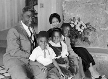 Jackie and Rachel Robinson Family