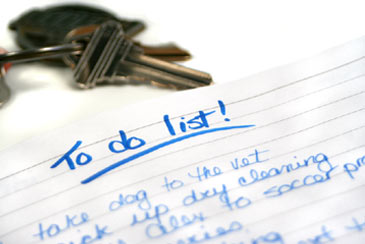 Keys and To Do List