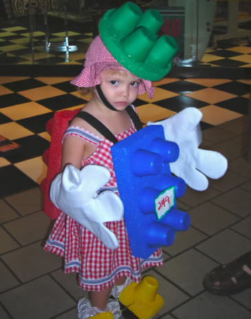 Lego Girl, Halloween Costume
