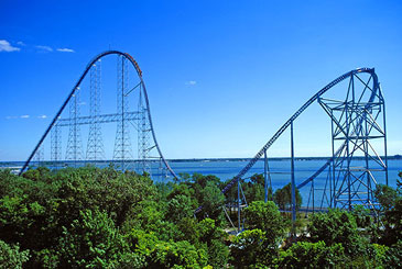 Millennium Force Rollercoaster Ride