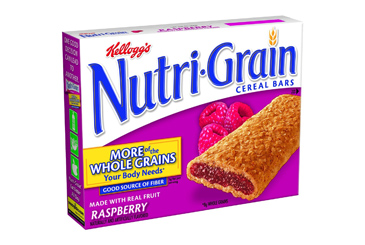 Healthy nut free school snack, Nutrigrain breakfast bars