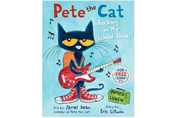 Pete the Cat Rockin School Shoes, BTS book