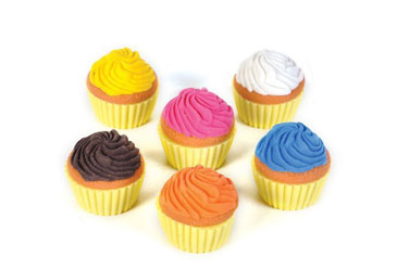 Oasis Scented Cupcake Erasers