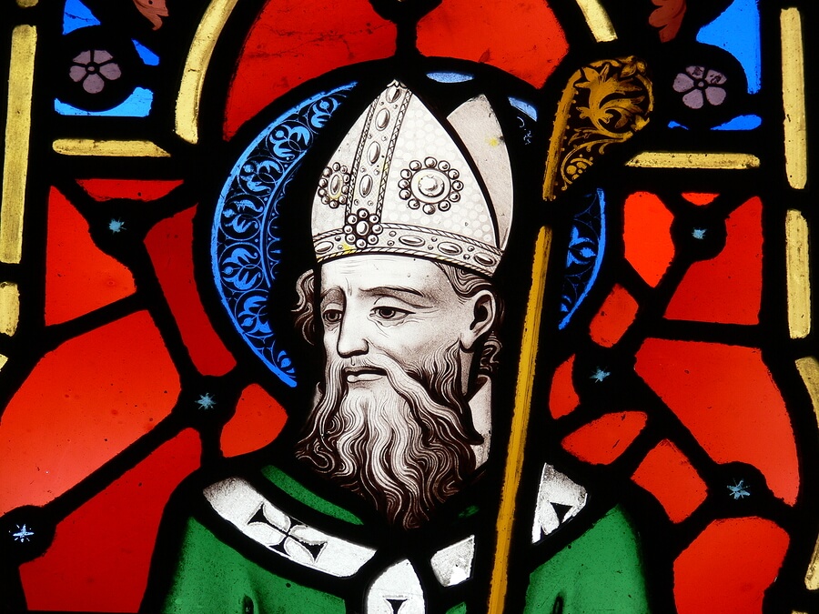 St. Patrick stained glass