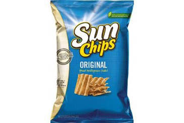 Healthy nut free school snack, Sun chips