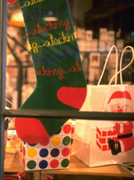 Stocking in Window