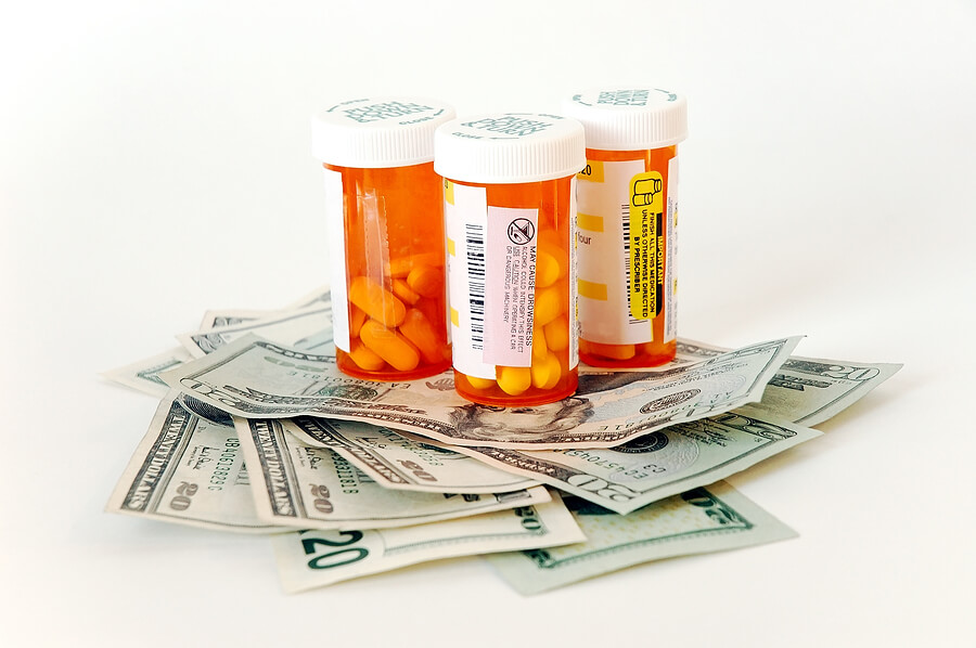 ADHD tips for parents, medication bottles and money