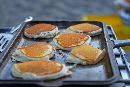 Pancakes,Campfire