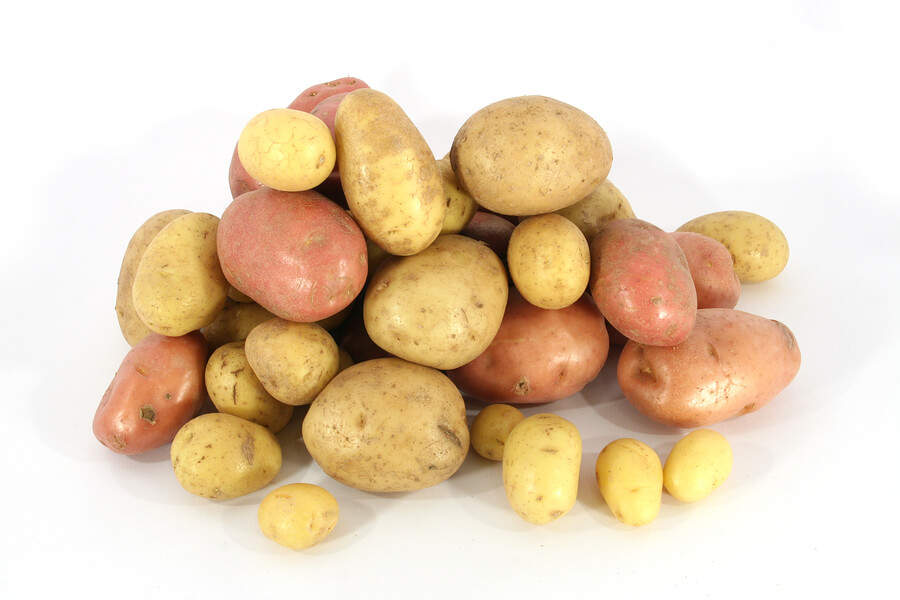 pile of potatoes, vegetables