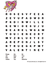 Download Valentine's Day Word Search Printable - Easy - FamilyEducation