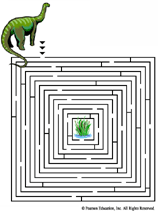 Dinosaur Maze Printable - FamilyEducation