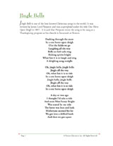 Christmas Song Lyrics Jingle Bells Printable - FamilyEducation