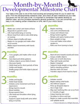 Preschool Developmental Milestones Chart