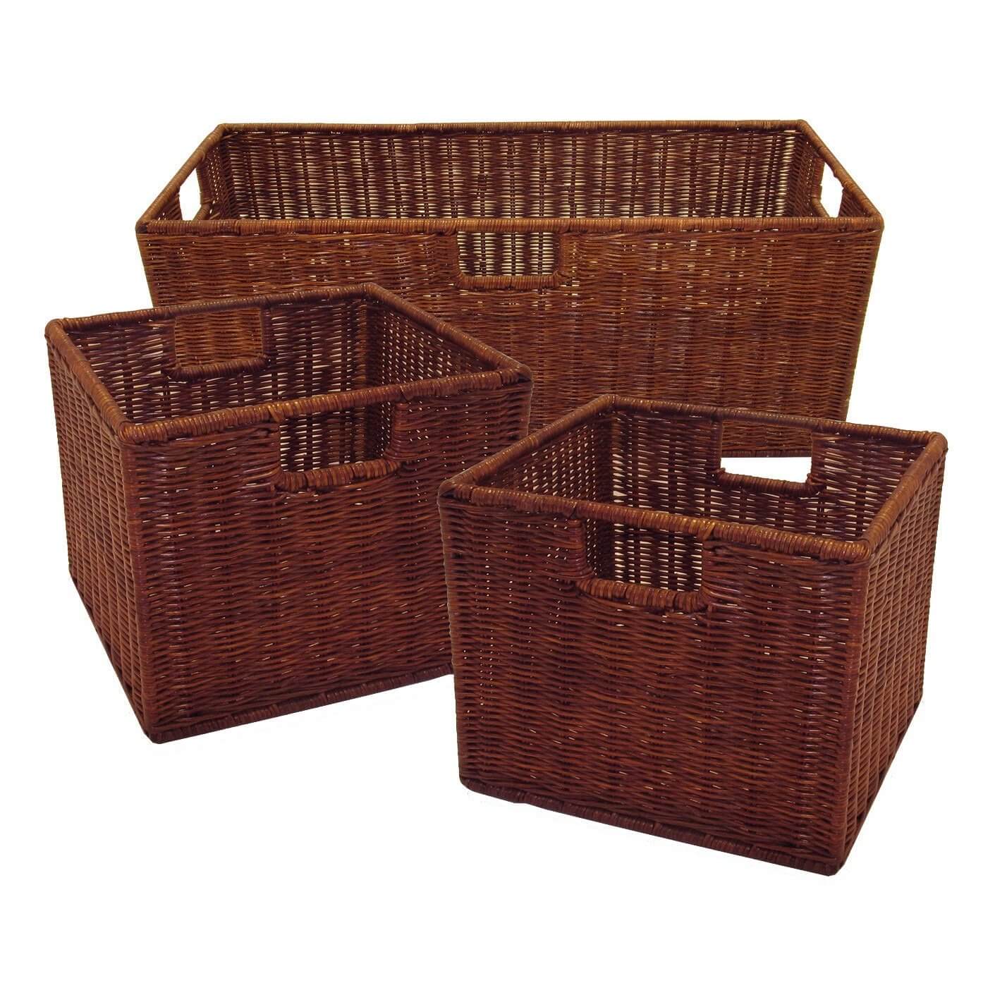 15 minute cleanup products, decorative woven baskets