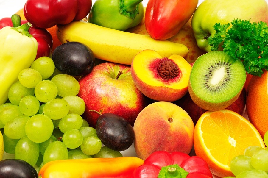 Various fruits and vegetables