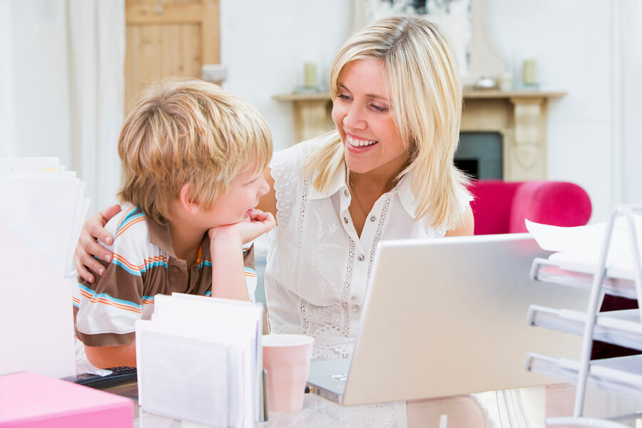 ADHD treatment options, mother and son working together