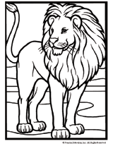 printing coloring pages of animals