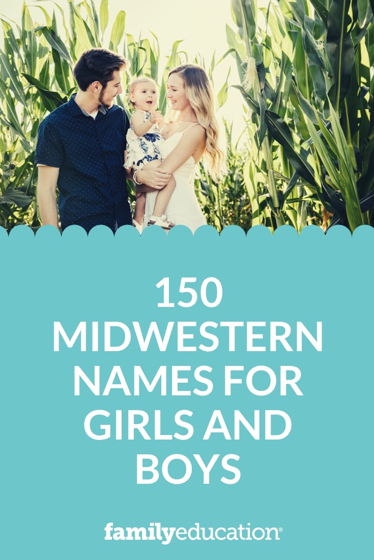 150 Midwestern Names for Girls and Boys Pinterest Image