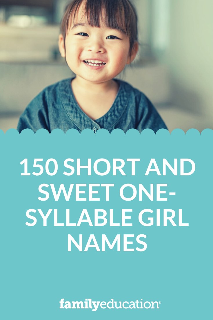 150 Short and Sweet One-Syllable Girl Names