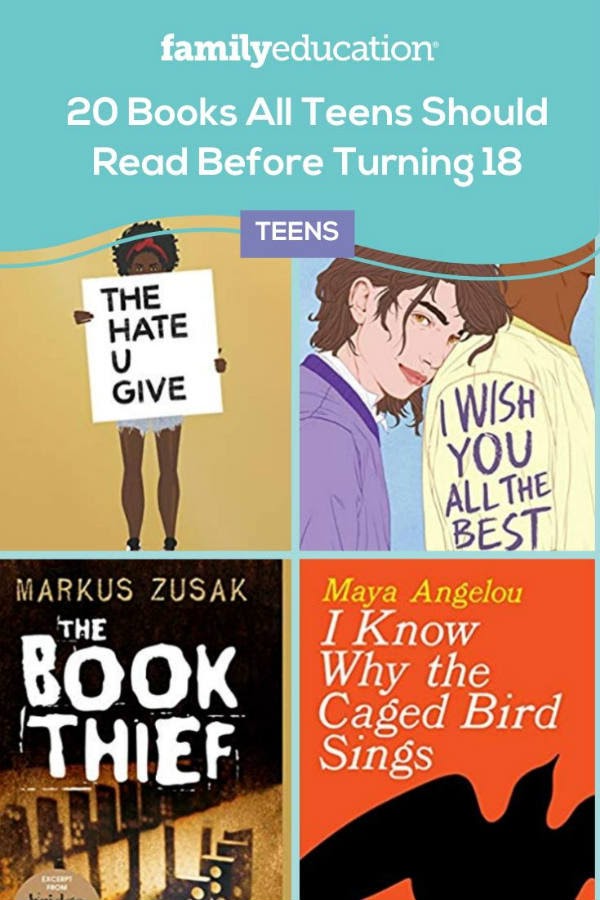 books for teens to read pinterest image