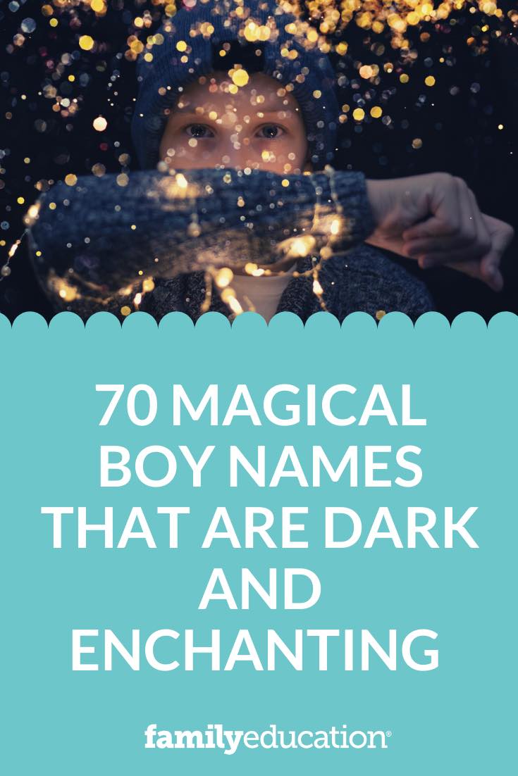 70 Magical Boy Names That Are Dark and Enchanting - Pinterest Image