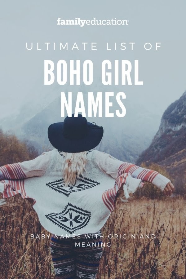 75 Boho Girl Names_Pinterest
