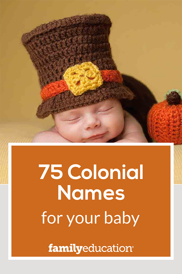pinterest graphic of colonial names