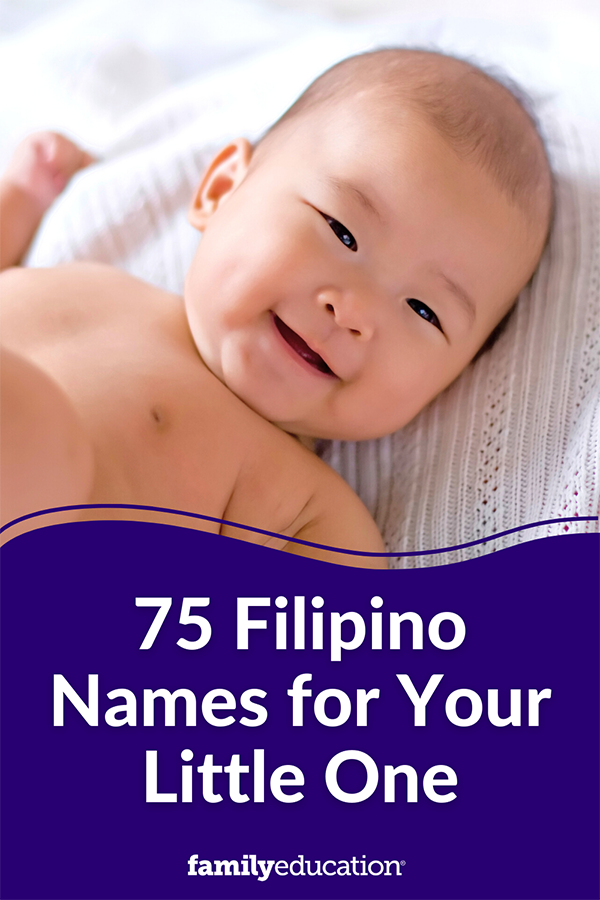 pinterest graphic of Filipino Names
