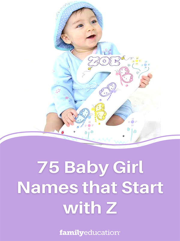 75 Girl Names with Z