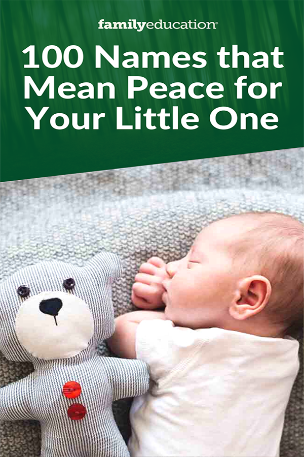  100 Names That Mean Peace for Your Baby