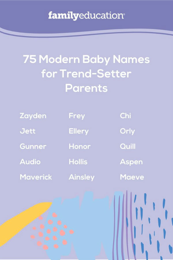 75 Modern Names For Trend Setting Parents Familyeducation