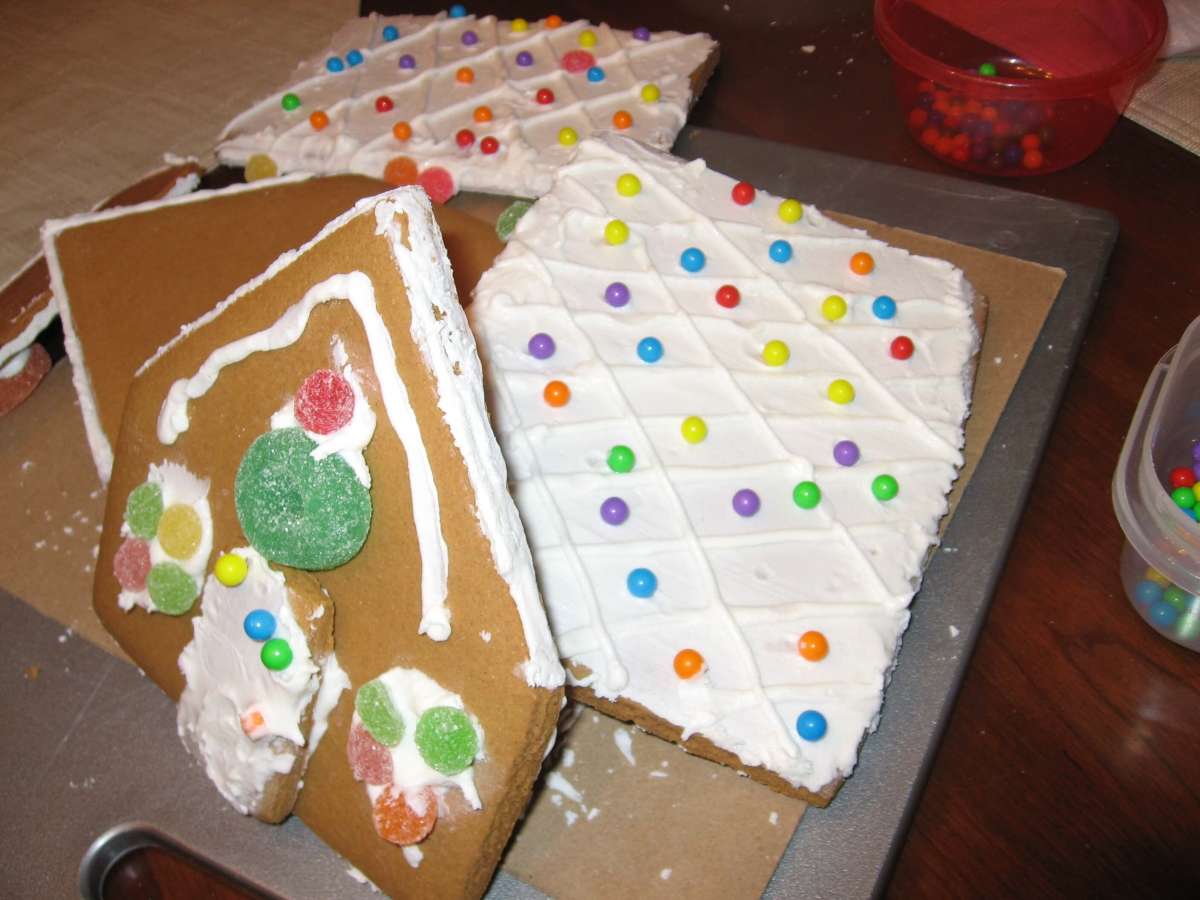 Collapsed Gingerbread House