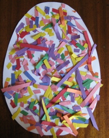 Confetti Egg Easter Craft