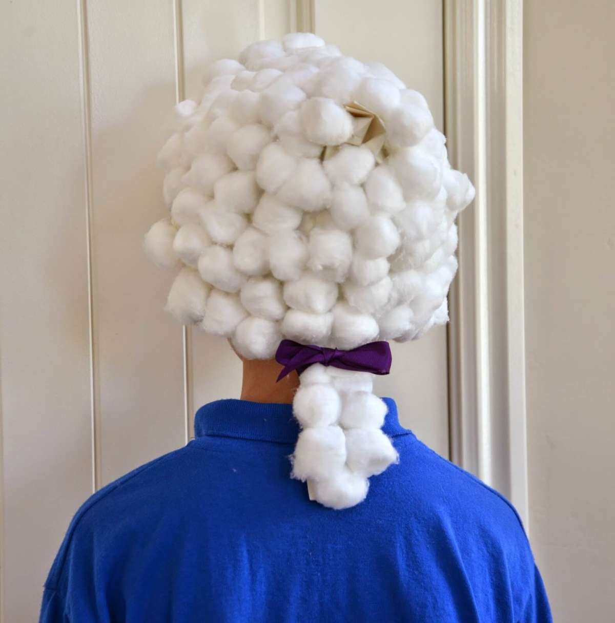 Cotton Ball Wig for Presidents' Day