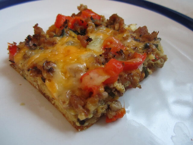 Egg Sausage Cheese Bake Easter Brunch Recipe