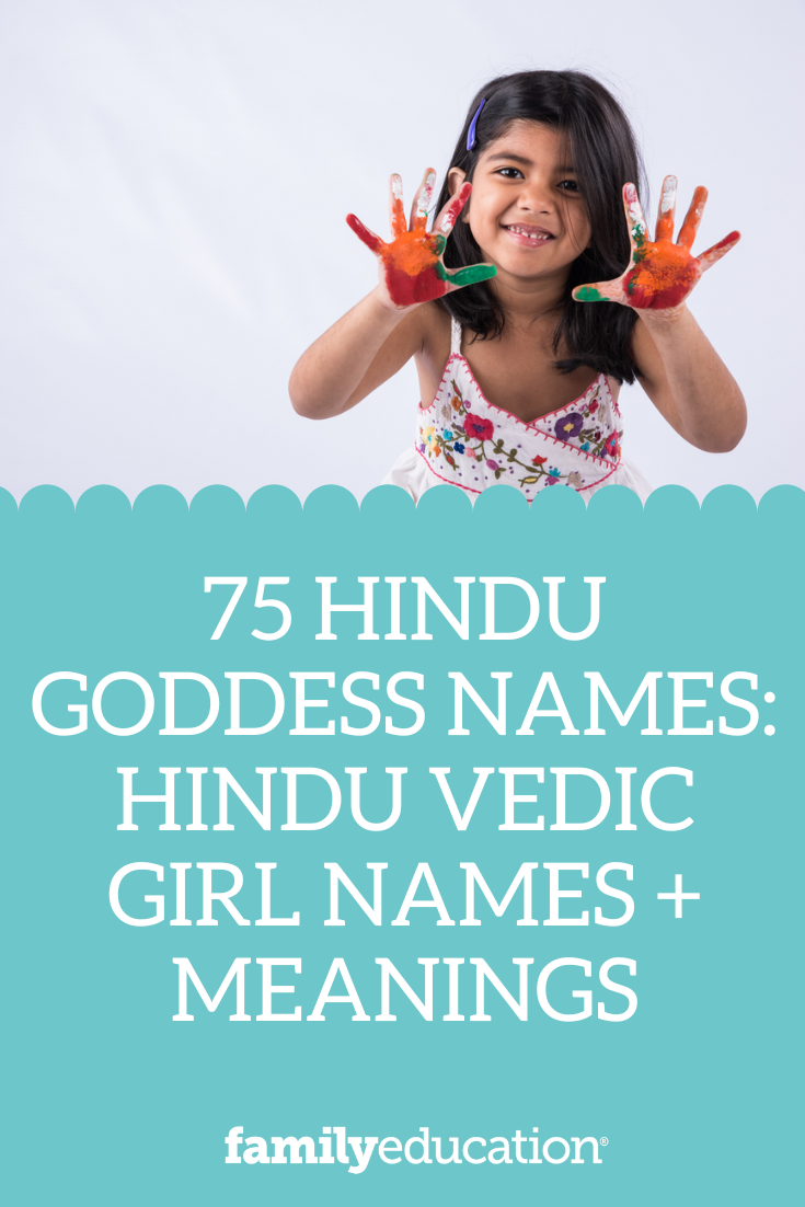Pinterest Image 75 Hindu Goddess Names: Hindu Vedic Girl Names + Meanings