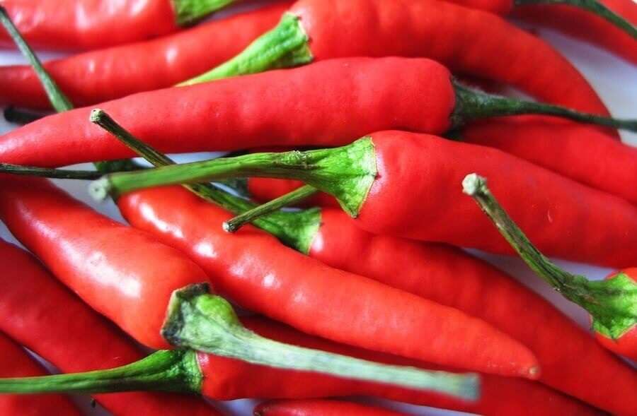 Close Up of Chili Peppers