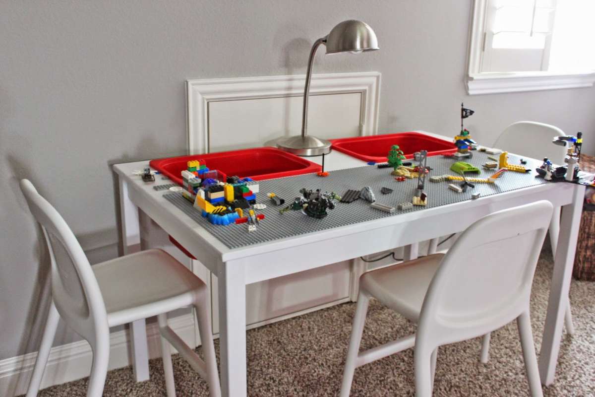 Lego Play Table for Kids Room