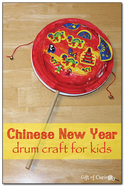 Lunar New Year Drum Craft