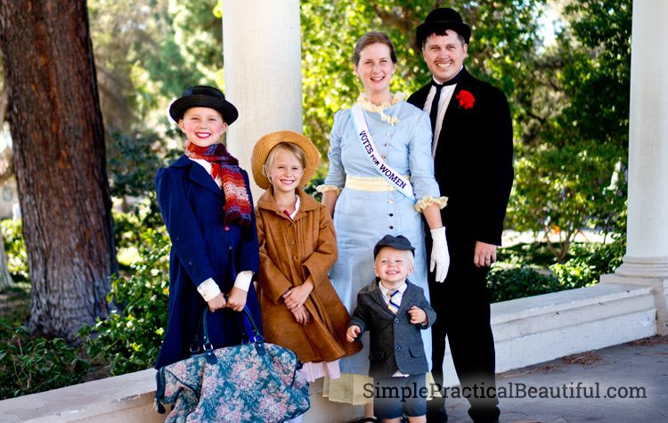 Mary Poppins Halloween Costume 2022 Family Group Costumes