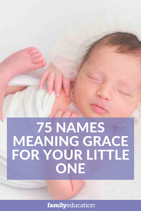 pinterest graphic of names meaning grace