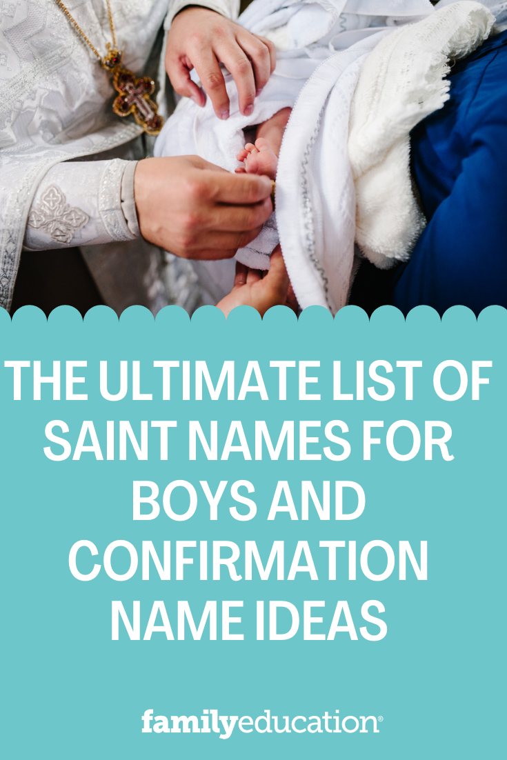 Pinterest Image The Ultimate List of Saint Names for Boys and Confirmation Name Ideas