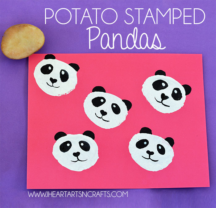 Potato-Stamped Panda