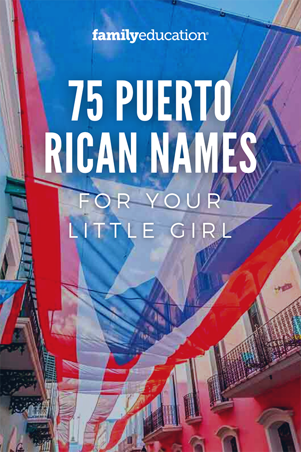pinterest graphic of puerto rican names