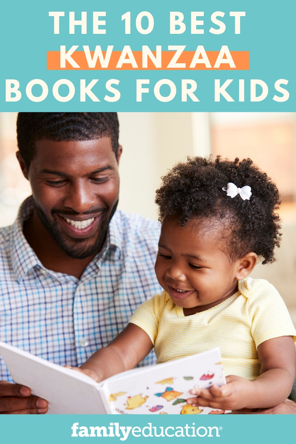 Pinterest graphic for the 10 best Kwanzaa books for kids