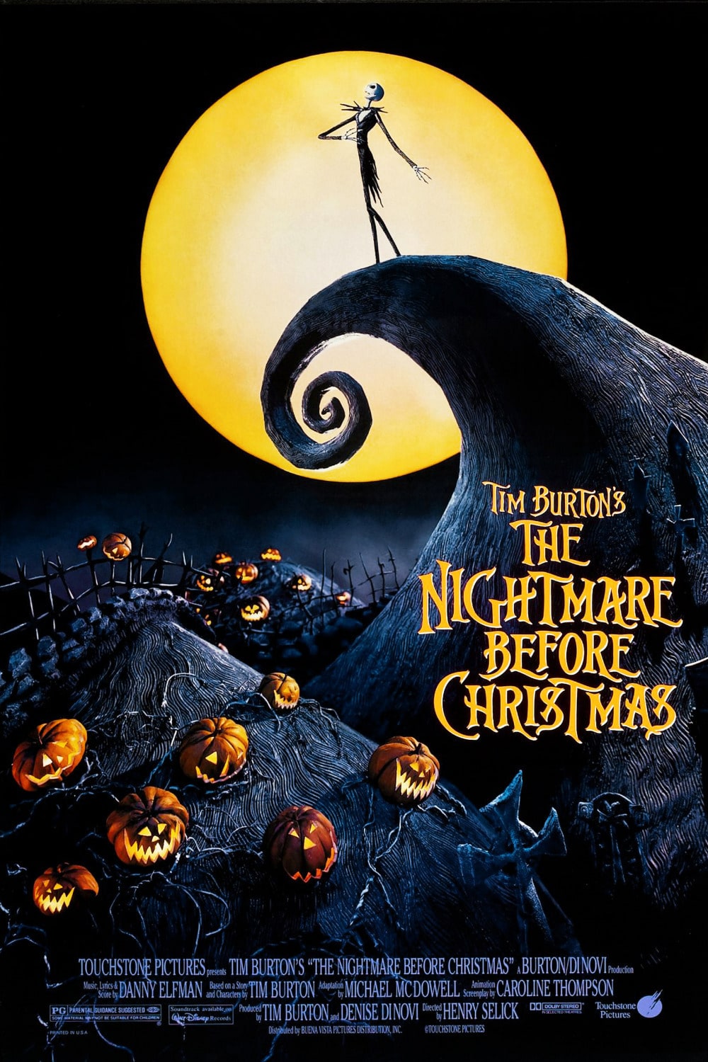Tim Burton’s The Nightmare Before Christmas - the best Thanksgiving movies for kids