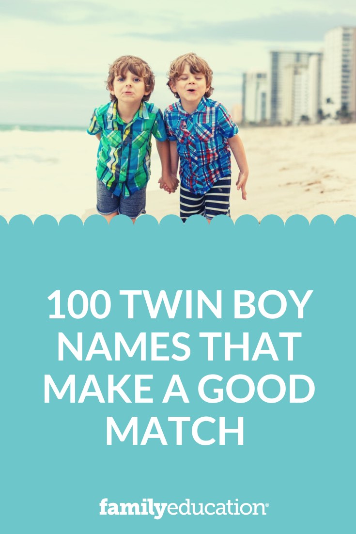 100 Twin Boy Name Ideas - Pinterest Image